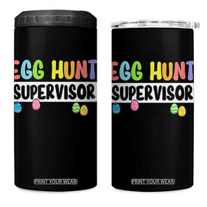 Easter Egg Hunt Supervisor 4 in 1 Can Cooler Tumbler Funny Mom Dad TS10 One Size: 16 oz Black Print Your Wear
