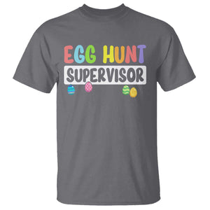 Easter Egg Hunt Supervisor T Shirt Funny Mom Dad TS10 Charcoal Print Your Wear