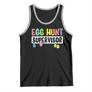Easter Egg Hunt Supervisor Tank Top Funny Mom Dad TS10 Black Athletic Heather Print Your Wear