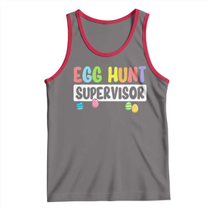 Easter Egg Hunt Supervisor Tank Top Funny Mom Dad TS10 Deep Heather Red Print Your Wear
