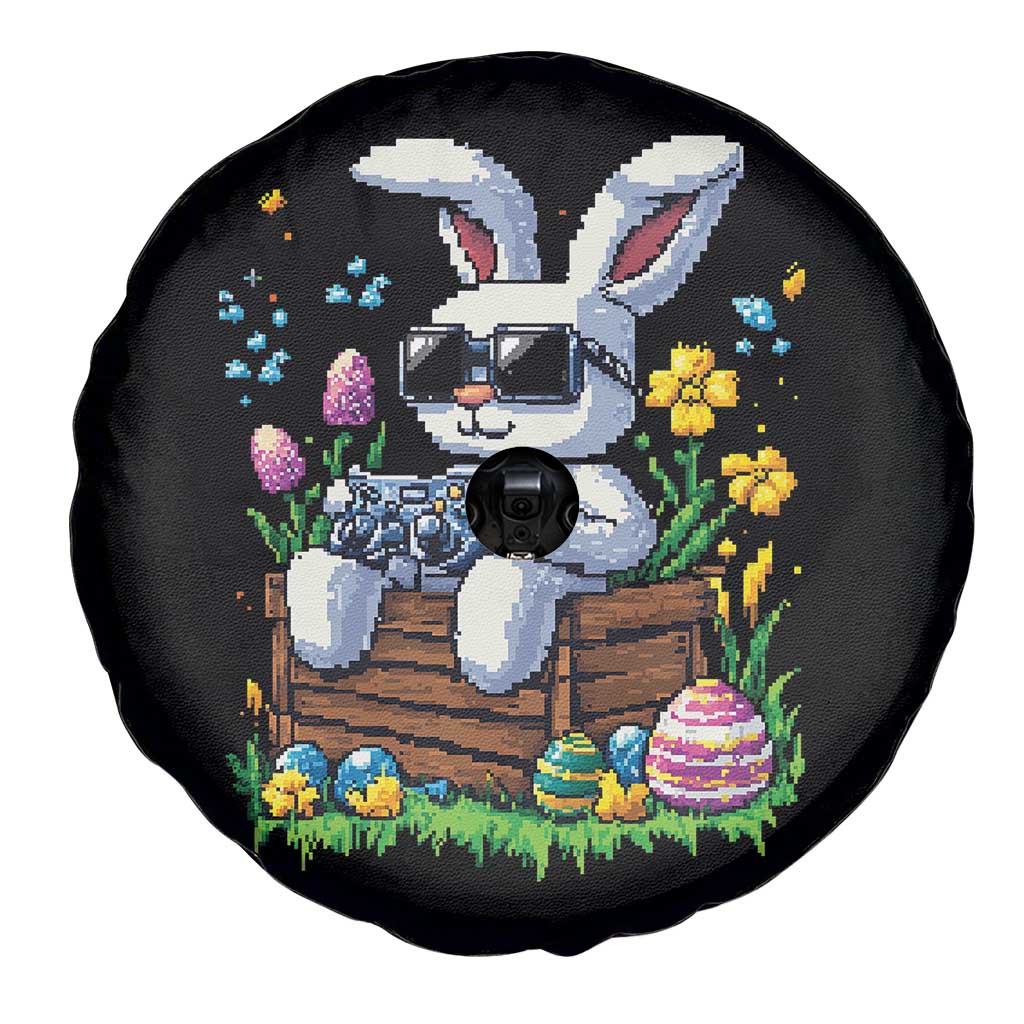 Gamer Rabbit Spare Tire Cover Cute Bunny Gaming Eggs Video Games Easter Pixel Garden TS10 Print Your Wear