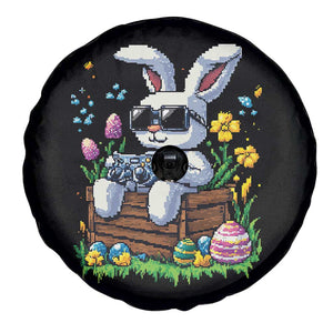 Gamer Rabbit Spare Tire Cover Cute Bunny Gaming Eggs Video Games Easter Pixel Garden TS10 Print Your Wear
