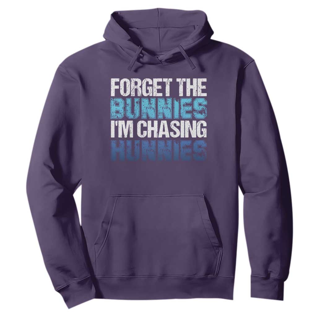Funny Easter Hoodie Forget The Bunnies Im Chasing Hunnies TS10 Purple Print Your Wear