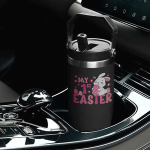 Baby First Easter Flip Straw Tumbler Cute Newborn Gift Bunny Rabbit TS10 Print Your Wear