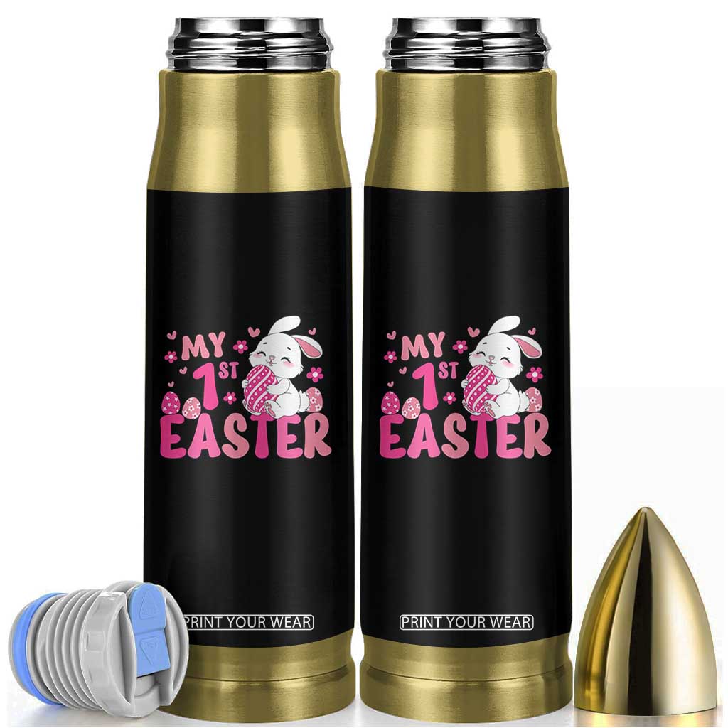 Baby First Easter Bullet Tumbler Cute Newborn Gift Bunny Rabbit TS10 Black Print Your Wear