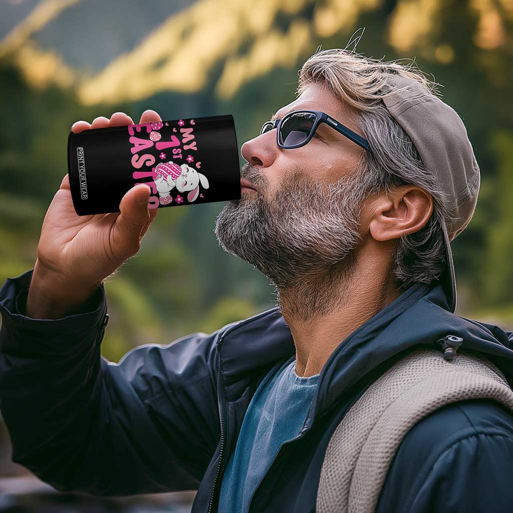 Baby First Easter 4 in 1 Can Cooler Tumbler Cute Newborn Gift Bunny Rabbit TS10 Print Your Wear