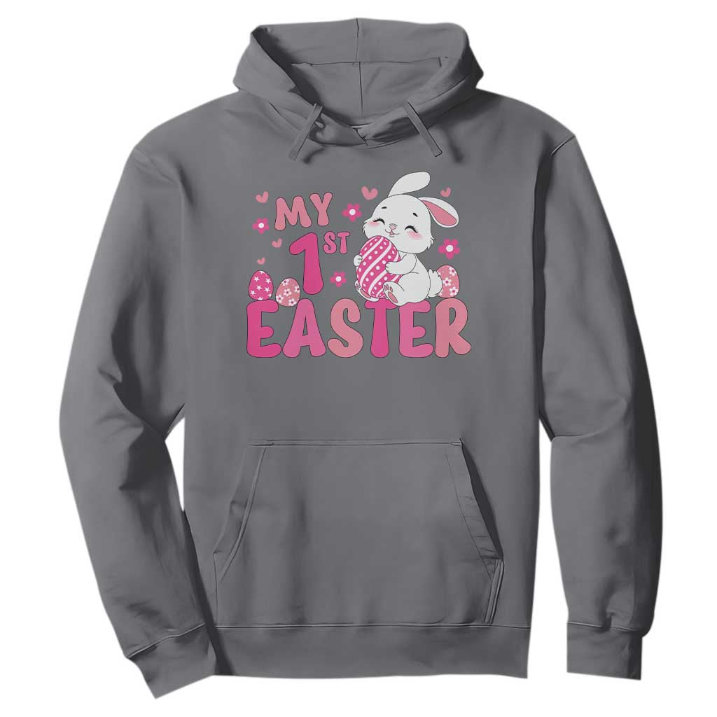 Baby First Easter Hoodie Cute Newborn Gift Bunny Rabbit TS10 Charcoal Print Your Wear