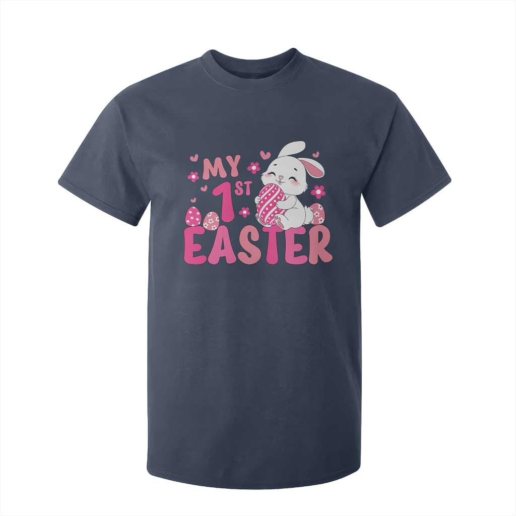 Baby First Easter T Shirt For Kid Cute Newborn Gift Bunny Rabbit TS10 Navy Print Your Wear