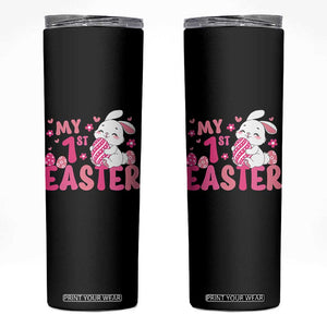 Baby First Easter Skinny Tumbler Cute Newborn Gift Bunny Rabbit TS10 Black Print Your Wear