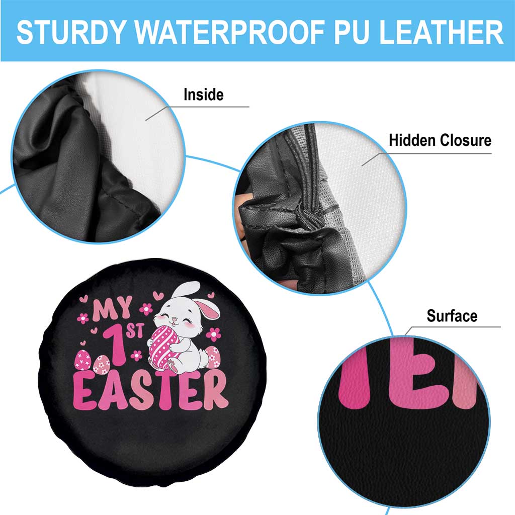 Baby First Easter Spare Tire Cover Cute Newborn Gift Bunny Rabbit TS10 Print Your Wear
