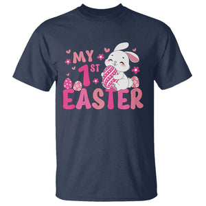 Baby First Easter T Shirt Cute Newborn Gift Bunny Rabbit TS10 Navy Print Your Wear