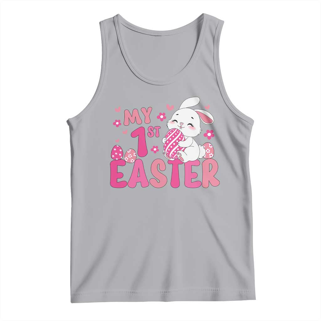 Baby First Easter Tank Top Cute Newborn Gift Bunny Rabbit TS10 Athletic Heather Print Your Wear