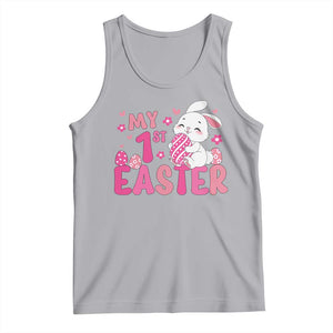 Baby First Easter Tank Top Cute Newborn Gift Bunny Rabbit TS10 Athletic Heather Print Your Wear