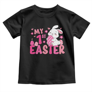 Baby First Easter Toddler T Shirt Cute Newborn Gift Bunny Rabbit TS10 Black Print Your Wear