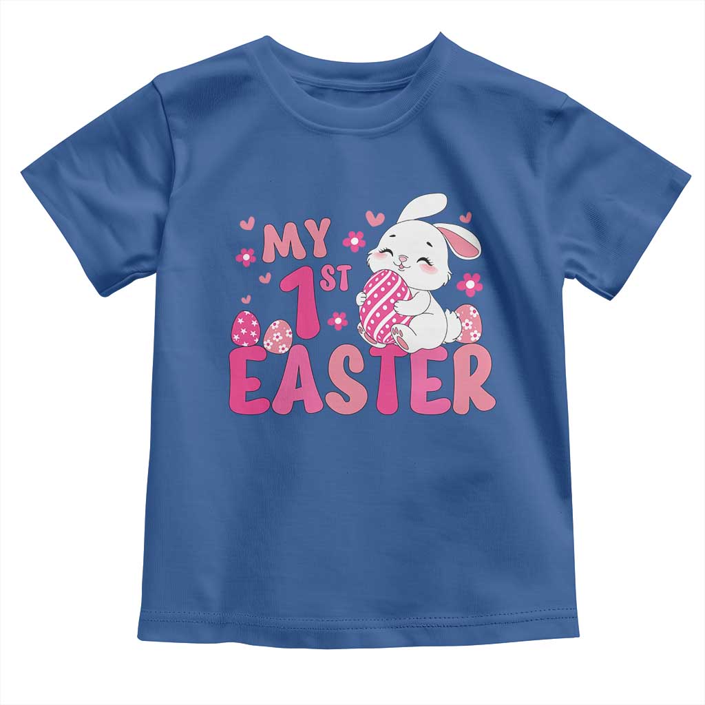 Baby First Easter Toddler T Shirt Cute Newborn Gift Bunny Rabbit TS10 Royal Blue Print Your Wear