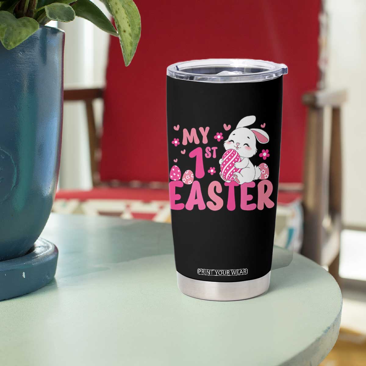 Baby First Easter Tumbler Cup Cute Newborn Gift Bunny Rabbit TS10 Print Your Wear