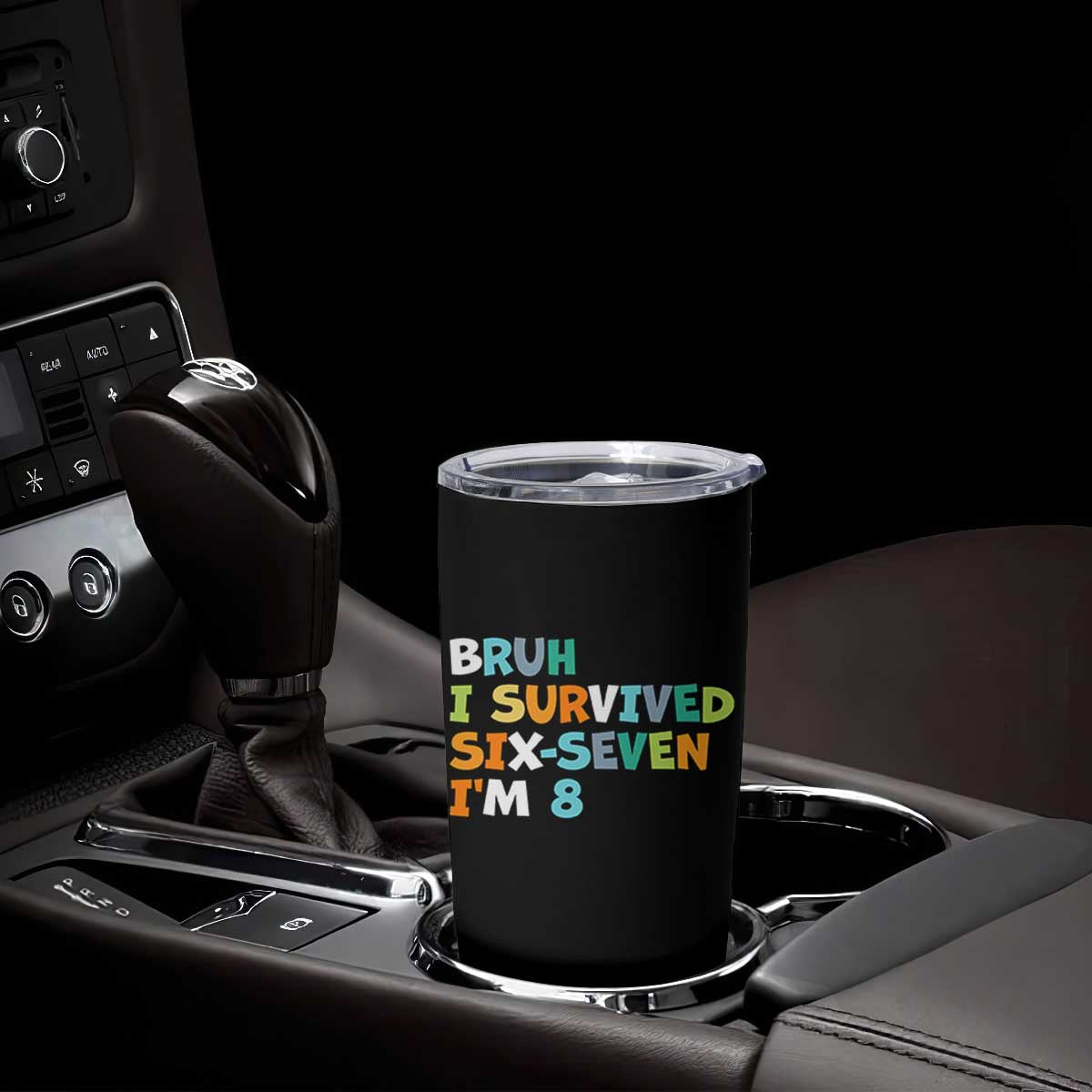 8th Birthday Tumbler Cup Im 8 Year Old Six Seven Bruh I Survived 67 TS10 Print Your Wear