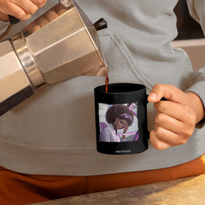 Disgusted Black Doll Meme Coffee Mug Funny Sassy Reaction Afro Girl With Attitude TS10 Print Your Wear