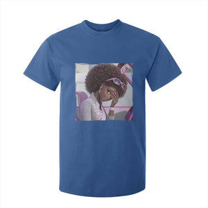 Disgusted Black Doll Meme T Shirt For Kid Funny Sassy Reaction Afro Girl With Attitude TS10 Royal Blue Print Your Wear