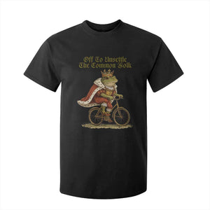 Chaotic Frog Meme T Shirt For Kid Off To Unsettle The Common Folk Vintage Unhinged Humor TS10 Black Print Your Wear