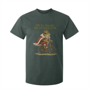 Chaotic Frog Meme T Shirt For Kid Off To Unsettle The Common Folk Vintage Unhinged Humor TS10 Dark Forest Green Print Your Wear