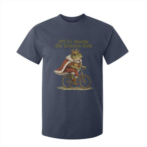 Chaotic Frog Meme T Shirt For Kid Off To Unsettle The Common Folk Vintage Unhinged Humor TS10 Navy Print Your Wear