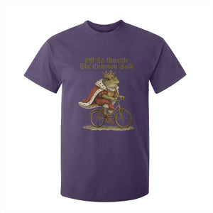 Chaotic Frog Meme T Shirt For Kid Off To Unsettle The Common Folk Vintage Unhinged Humor TS10 Purple Print Your Wear