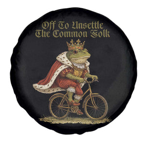 Chaotic Frog Meme Spare Tire Cover Off To Unsettle The Common Folk Vintage Unhinged Humor TS10 Print Your Wear