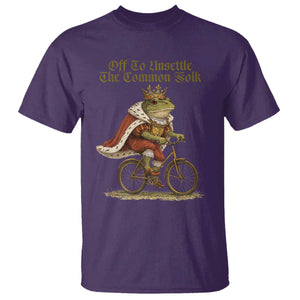 Chaotic Frog Meme T Shirt Off To Unsettle The Common Folk Vintage Unhinged Humor TS10 Purple Print Your Wear