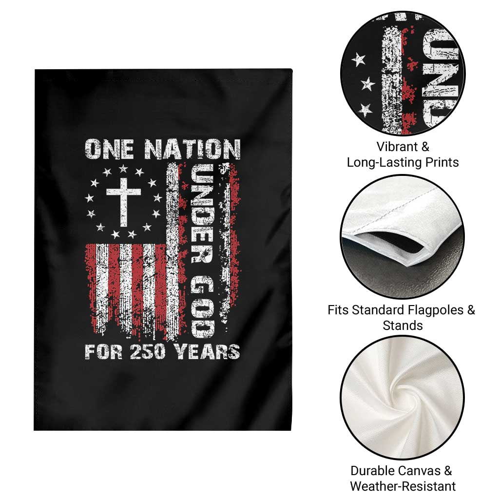 250 Years Anniversary Garden Flag 250th Independence Day Freedom One Nation Under God US Flag TS10 Print Your Wear