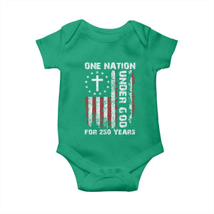 250 Years Anniversary Baby Onesie 250th Independence Day Freedom One Nation Under God US Flag TS10 Irish Green Print Your Wear