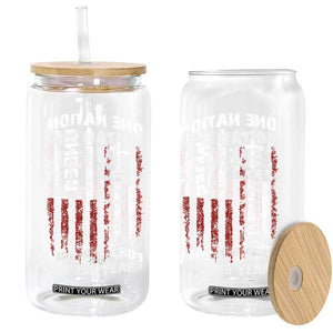 250 Years Anniversary Glass Can 250th Independence Day Freedom One Nation Under God US Flag TS10 Print Your Wear