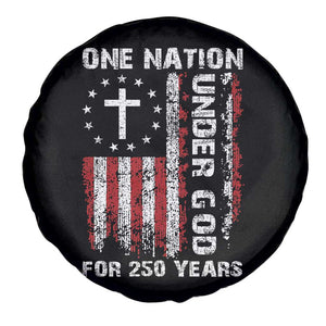 250 Years Anniversary Spare Tire Cover 250th Independence Day Freedom One Nation Under God US Flag TS10 Print Your Wear