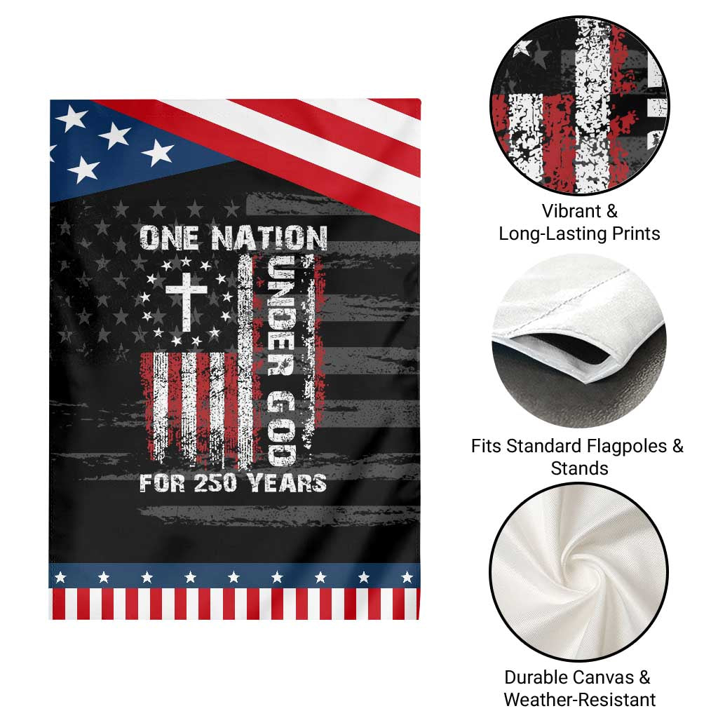250 Years Anniversary Garden Flag 250th Independence Day Freedom One Nation Under God US Flag TS10 Print Your Wear