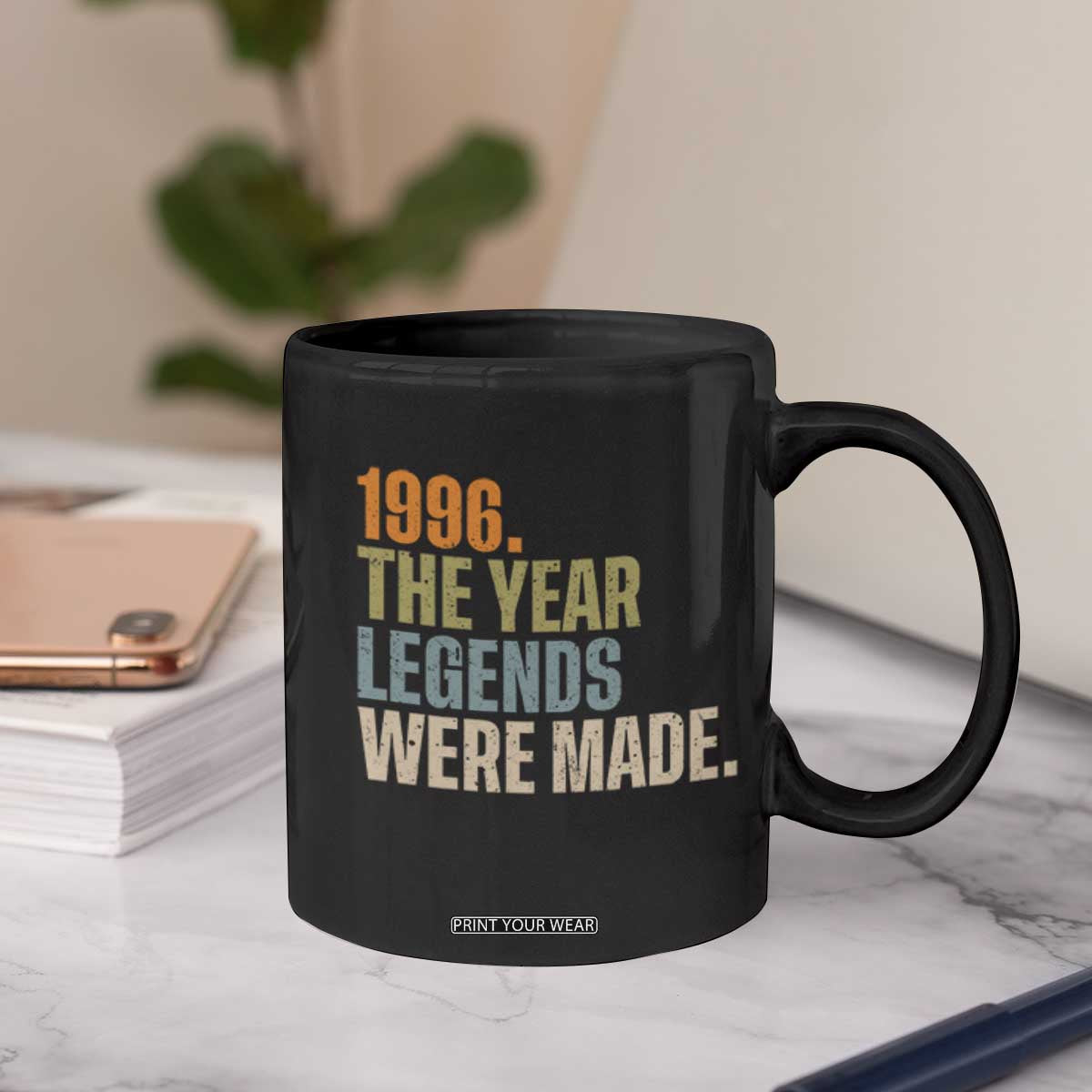 30th Birthday Gift For Men Coffee Mug Vintage 1996 30 Years Old Birthday TS10 Print Your Wear