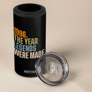 30th Birthday Gift For Men 4 in 1 Can Cooler Tumbler Vintage 1996 30 Years Old Birthday TS10 Print Your Wear