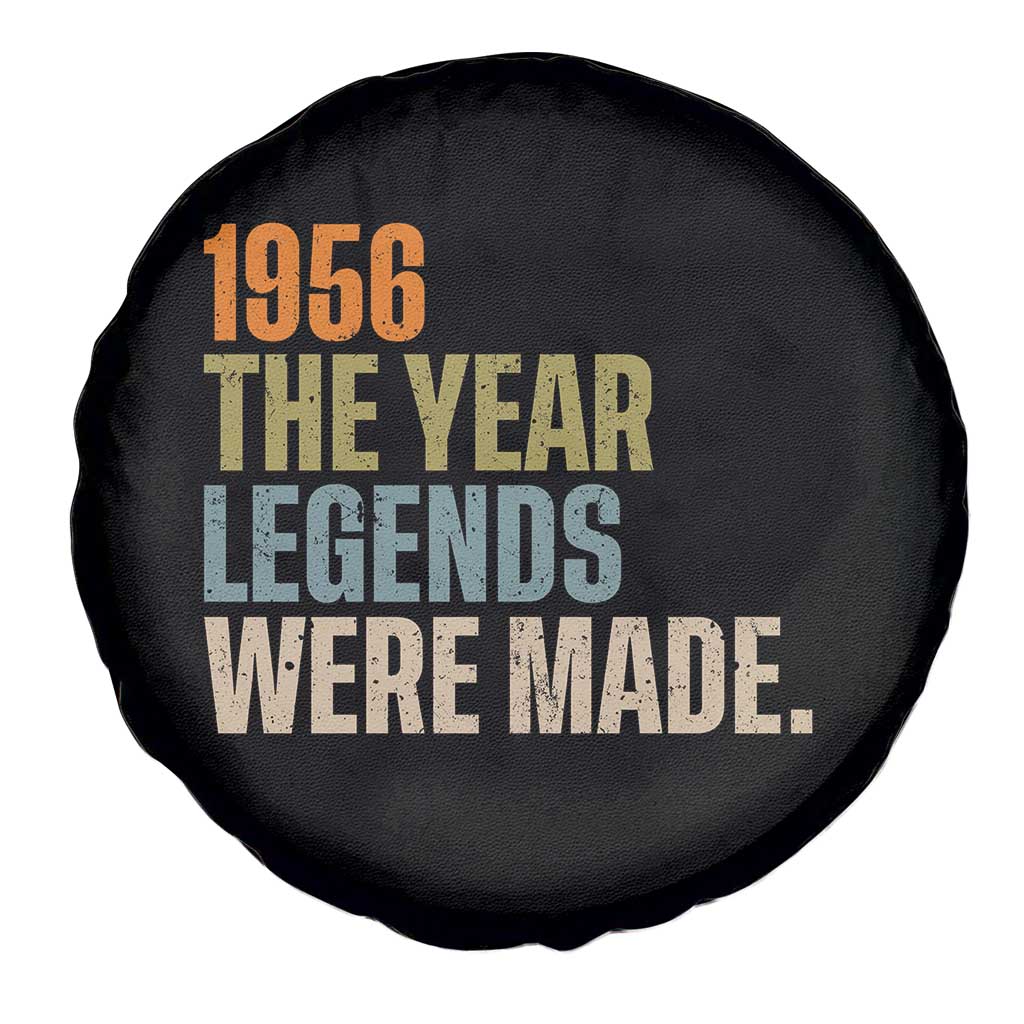 70th Birthday Gift For Men Spare Tire Cover Vintage 1956 70 Years Old Birthday TS10 Print Your Wear