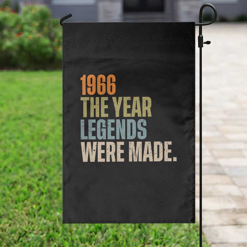 60th Birthday Gift For Men Garden Flag Vintage 1966 60 Years Old Birthday TS10 Print Your Wear