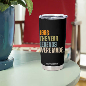 60th Birthday Gift For Men Tumbler Cup Vintage 1966 60 Years Old Birthday TS10 Print Your Wear