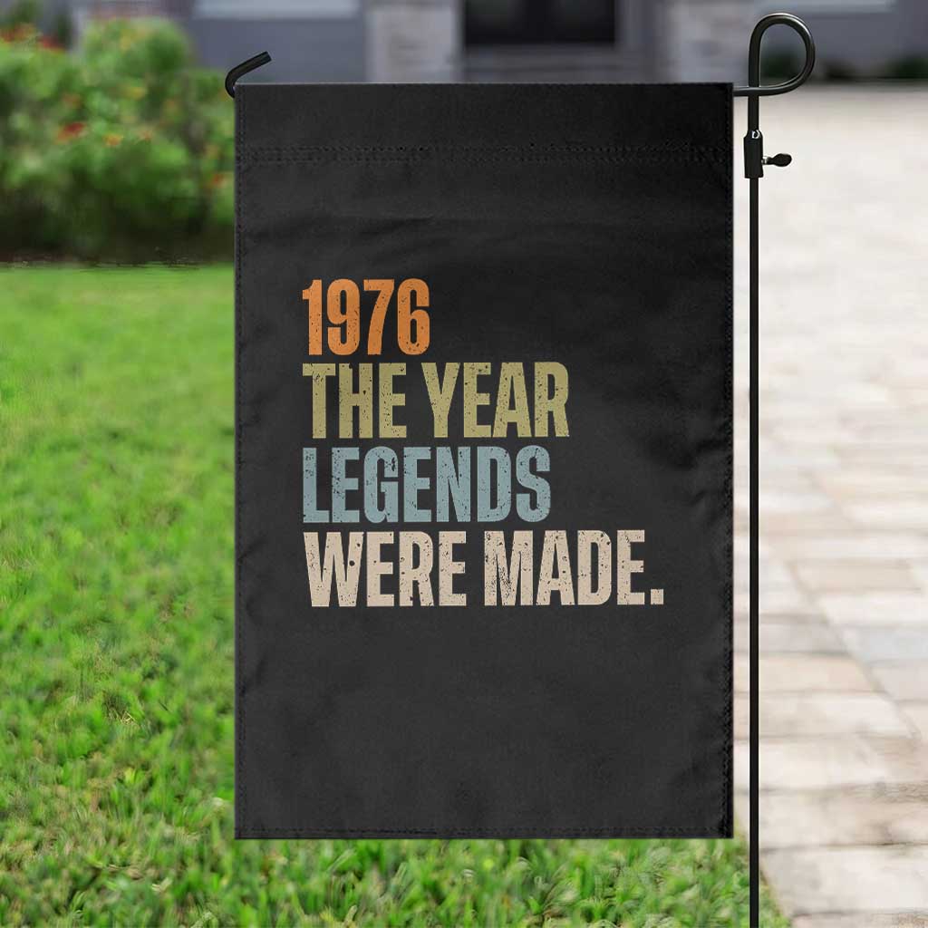 50th Birthday Gift For Men Garden Flag Vintage 1976 50 Years Old Birthday TS10 Print Your Wear