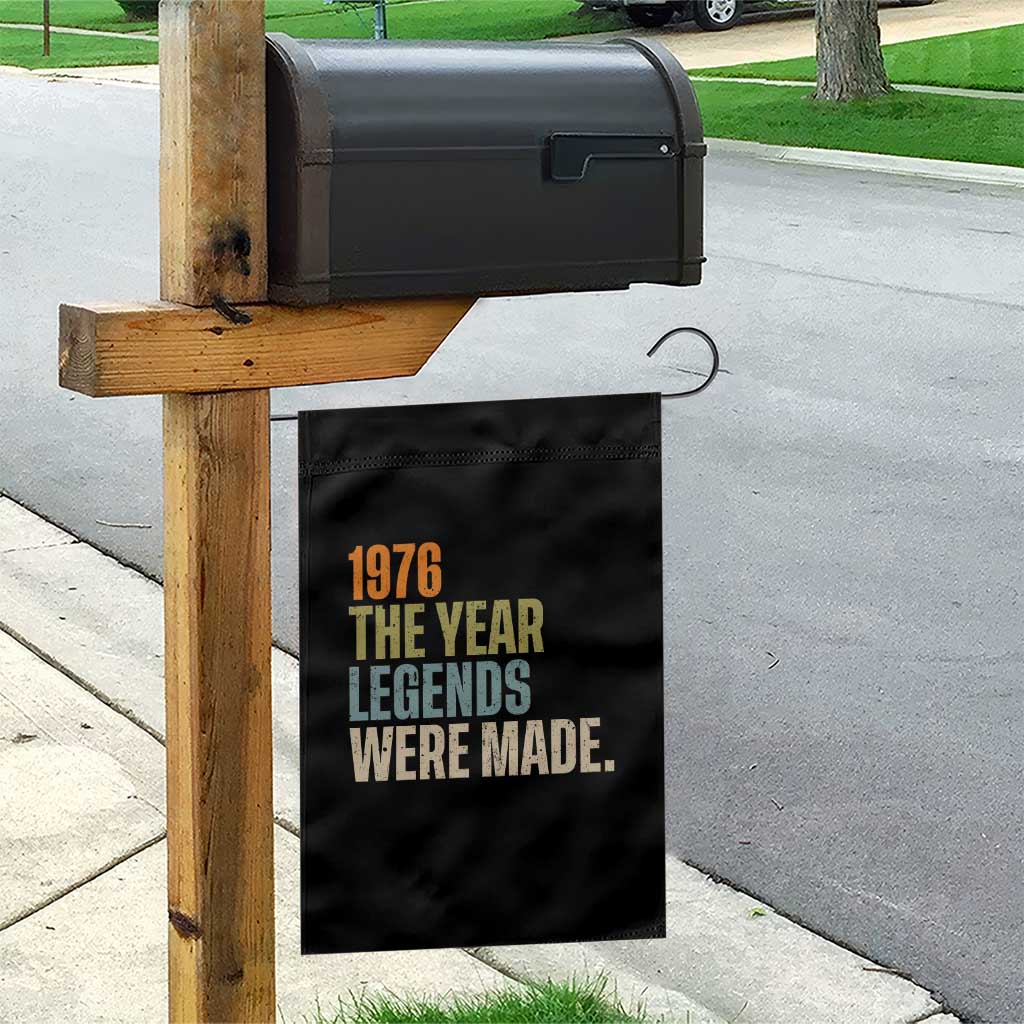 50th Birthday Gift For Men Garden Flag Vintage 1976 50 Years Old Birthday TS10 Print Your Wear