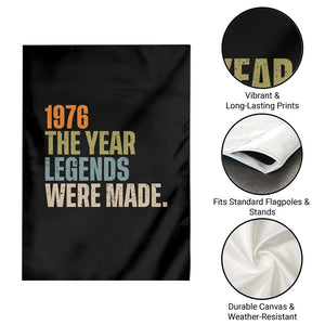 50th Birthday Gift For Men Garden Flag Vintage 1976 50 Years Old Birthday TS10 Print Your Wear