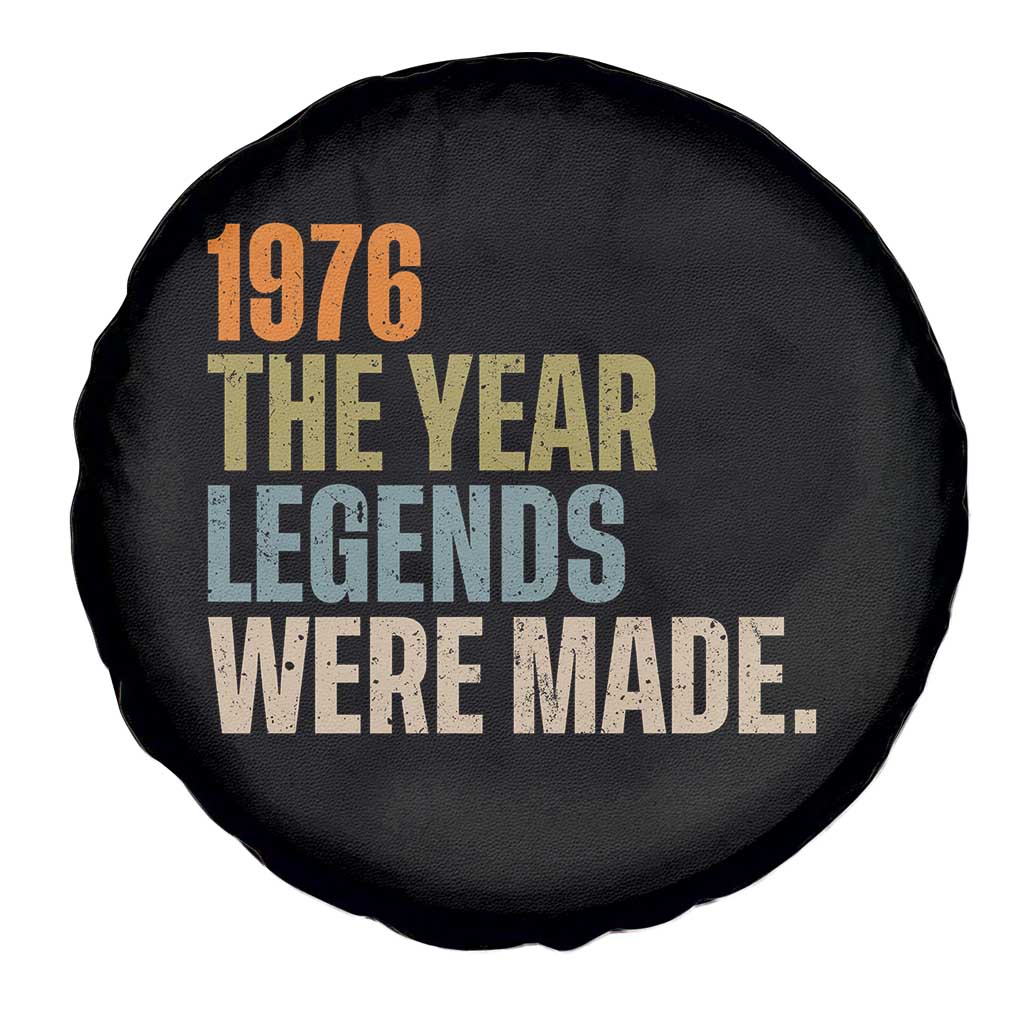 50th Birthday Gift For Men Spare Tire Cover Vintage 1976 50 Years Old Birthday TS10 Print Your Wear