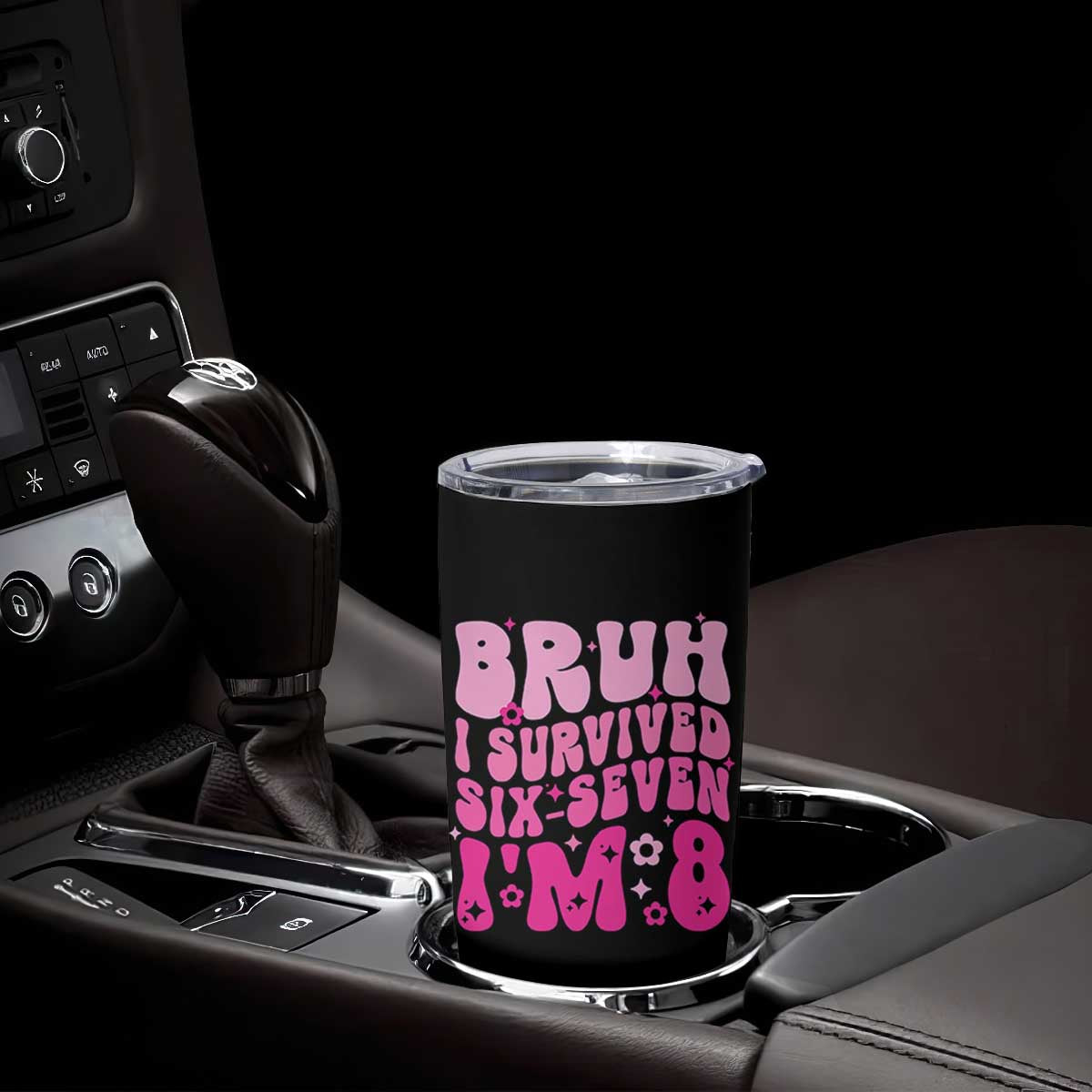 8th Birthday Girls Tumbler Cup Bruh I Survived 67 Im 8 Year Old Six Seven TS10 Print Your Wear
