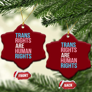 Trans Rights Ceramic Ornament Human Rights Transgender Pride Gender Equality TS10 Print Your Wear