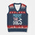 Protect The Dolls V-Neck Knit Sweater Vest Transgender Trans Pride Social Justice TS10 Navy Red Print Your Wear