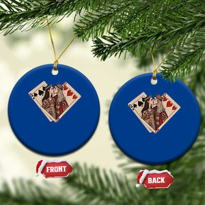 Lesbian Pride Ceramic Ornament Vintage Kissing Cards Sapphic Art TS10 1pc Blue Print Your Wear