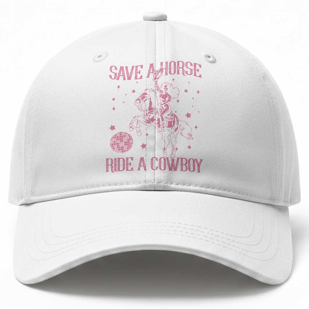 Save a Horse Ride A Cowboy Baseball Cap Funny Cowgirl Western Style TS10 Print Your Wear