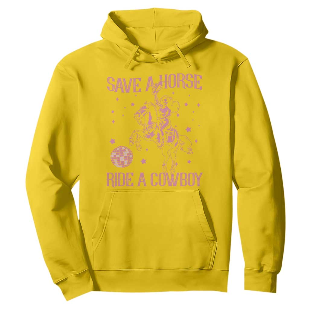Save a Horse Ride A Cowboy Hoodie Funny Cowgirl Western Style TS10 Daisy Print Your Wear