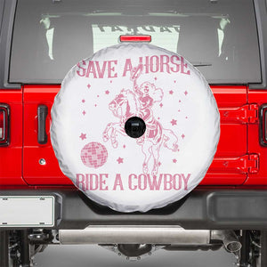 Save a Horse Ride A Cowboy Spare Tire Cover Funny Cowgirl Western Style TS10 White Print Your Wear